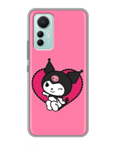 Чехол для Xiaomi Mi 12 Lite с картинкой «Kuromi — любовь в сердце» Чехол для Xiaomi Mi 12 Lite с картинкой «Kuromi — любовь в сердце»