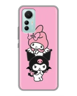 Чохол для Xiaomi Mi 12 Lite з картинкою «Тріо My Melody та Kuromi»