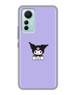 Чохол для Xiaomi Mi 12 Lite з картинкою «Kuromi — фіолетовий мінімалізм»