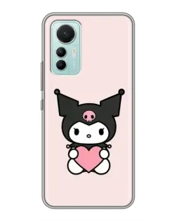 Чохол для Xiaomi Mi 12 Lite з картинкою «Kuromi та серце»