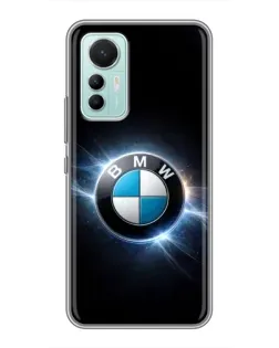 Чохол для Xiaomi Mi 12 Lite з картинкою «BMW — неонове сяйво»