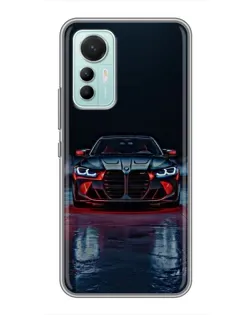 Чохол для Xiaomi Mi 12 Lite з картинкою «BMW на мокрій дорозі»