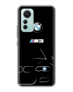 Чохол для Xiaomi Mi 12 Lite з картинкою «Мінімалістичний принт BMW M3»