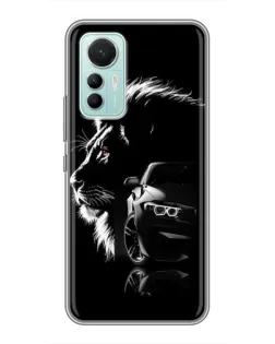 Чохол для Xiaomi Mi 12 Lite з картинкою «BMW та лев»