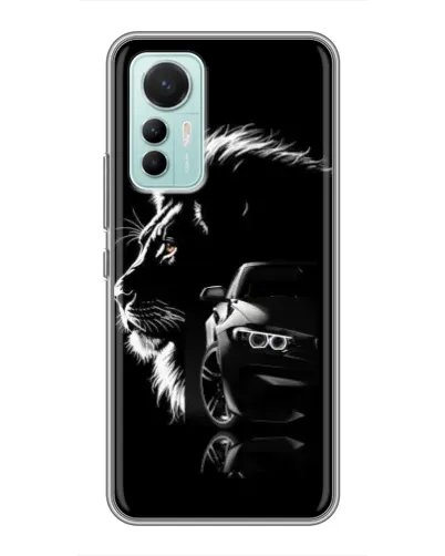 Чохол для Xiaomi Mi 12 Lite з картинкою «BMW та лев» Чохол для Xiaomi Mi 12 Lite з картинкою «BMW та лев»