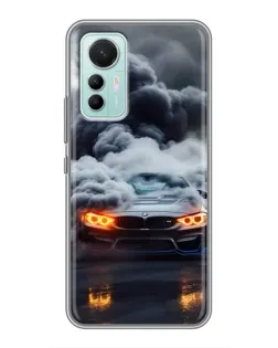 Чохол для Xiaomi Mi 12 Lite з картинкою «BMW у диму»