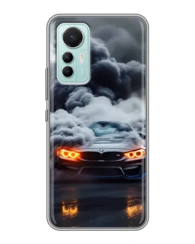 Чохол для Xiaomi Mi 12 Lite з картинкою «BMW у диму» Чохол для Xiaomi Mi 12 Lite з картинкою «BMW у диму»
