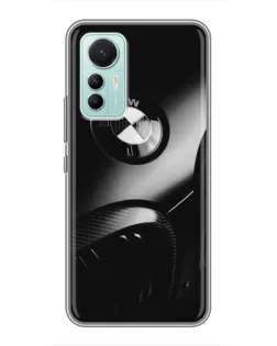 Чохол для Xiaomi Mi 12 Lite з картинкою «Емблема BMW — макро»