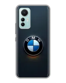 Чохол для Xiaomi Mi 12 Lite з картинкою «Логотип BMW — мінімалізм»