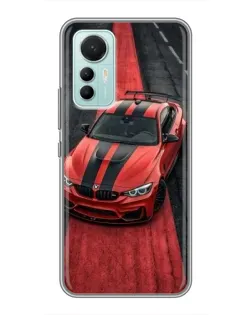 Чохол для Xiaomi Mi 12 Lite з картинкою «BMW на червоній доріжці»