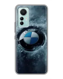 Чохол для Xiaomi Mi 12 Lite з картинкою «Логотип BMW — лід»