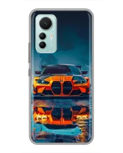 Чохол для Xiaomi Mi 12 Lite з картинкою «BMW — золота емблема»