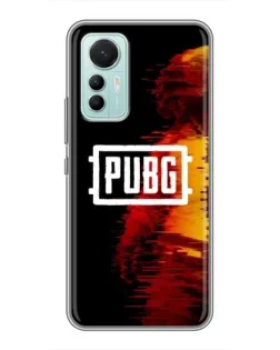 Чехол для Xiaomi Mi 12 Lite с картинкой «Яркий логотип PUBG»