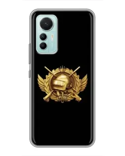 Чехол для Xiaomi Mi 12 Lite с картинкой «PUBG — оранжевый градиент» Чехол для Xiaomi Mi 12 Lite с картинкой «PUBG — оранжевый градиент»