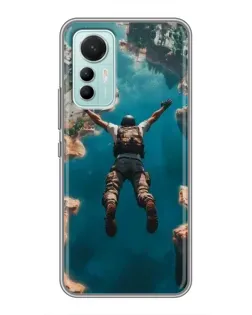 Чехол для Xiaomi Mi 12 Lite с картинкой «PUBG — свободное падение»