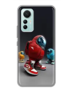 Чохол для Xiaomi Mi 12 Lite з картинкою «Among Us — 3D стиль»