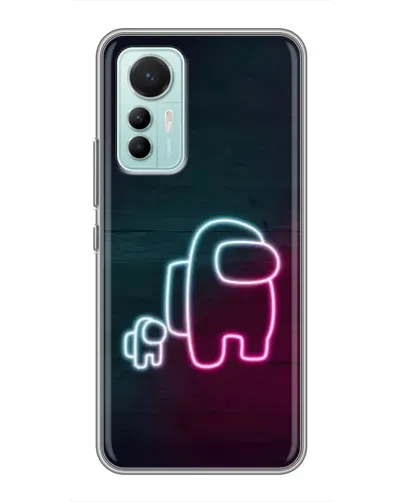 Чохол для Xiaomi Mi 12 Lite з картинкою «Among Us неон-арт» Чохол для Xiaomi Mi 12 Lite з картинкою «Among Us неон-арт»