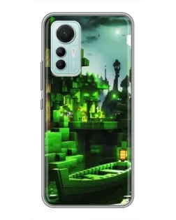 Чехол для Xiaomi Mi 12 Lite с картинкой «Minecraft лесной пейзаж» Чехол для Xiaomi Mi 12 Lite с картинкой «Minecraft лесной пейзаж»