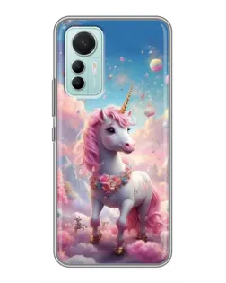 Чохол для Xiaomi Mi 12 Lite з картинкою «Єдиноріг серед хмар»