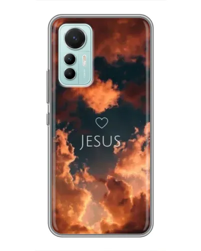 Чехол для Xiaomi Mi 12 Lite с картинкой «Сияние Имени Jesus»