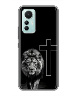 Чехол для Xiaomi Mi 12 Lite с картинкой «Лев и Крест»