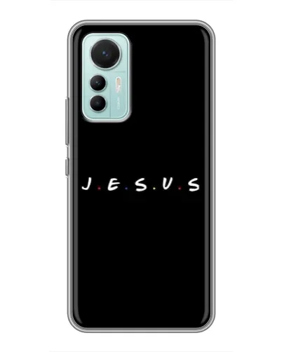 Чехол для Xiaomi Mi 12 Lite с картинкой «Точки веры J.E.S.U.S.»