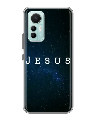 Чехол для Xiaomi Mi 12 Lite с картинкой «Звездное небо Jesus»