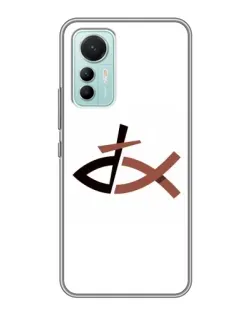 Чехол для Xiaomi Mi 12 Lite с картинкой «Рыба и крест»