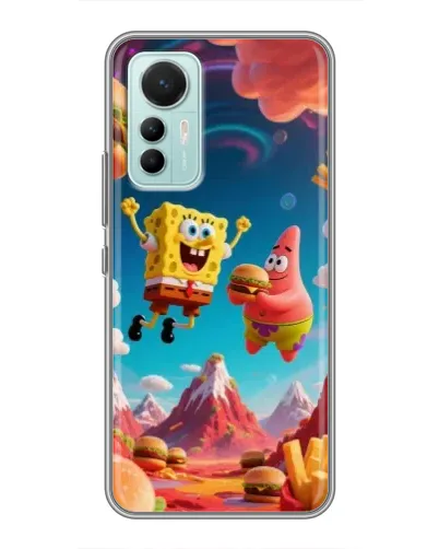 Чохол для Xiaomi Mi 12 Lite з картинкою «Космічний фастфуд»