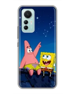 Чохол для Xiaomi Mi 12 Lite з картинкою «Губка Боб та Патрік вночі» Чохол для Xiaomi Mi 12 Lite з картинкою «Губка Боб та Патрік вночі»
