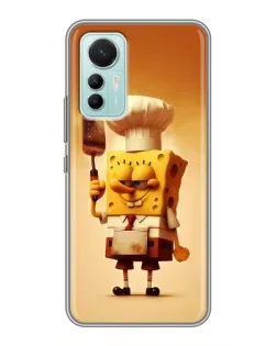 Чохол для Xiaomi Mi 12 Lite з картинкою «Губка Боб кухар»