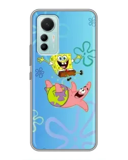 Чохол для Xiaomi Mi 12 Lite з картинкою «Спанч Боб та Патрік»