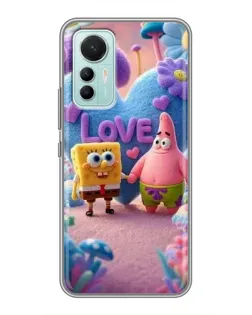 Чохол для Xiaomi Mi 12 Lite з картинкою «Губка Боб Патрік»