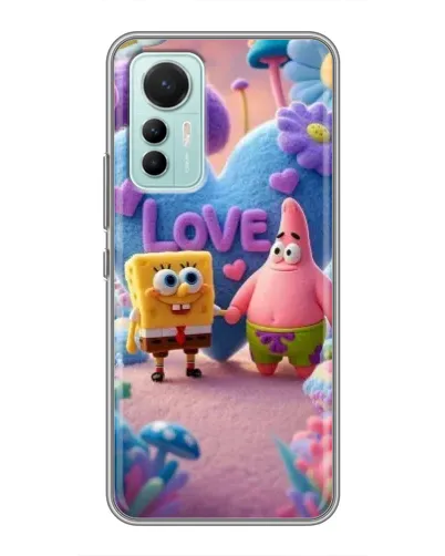 Чохол для Xiaomi Mi 12 Lite з картинкою «Губка Боб Патрік»
