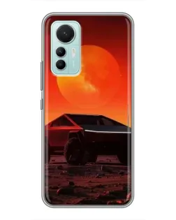 Чохол для Xiaomi Mi 12 Lite з картинкою «Cybertruck на Марсі»