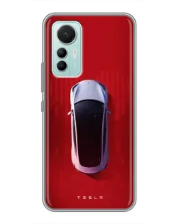 Чохол для Xiaomi Mi 12 Lite з картинкою «Tesla Top View»