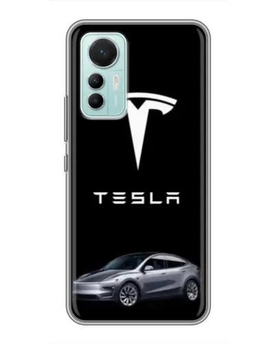 Чехол для Xiaomi Mi 12 Lite с картинкой «Tesla Model Y» Чехол для Xiaomi Mi 12 Lite с картинкой «Tesla Model Y»