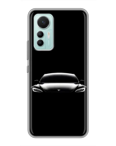 Чехол для Xiaomi Mi 12 Lite с картинкой «Фары Tesla Night» Чехол для Xiaomi Mi 12 Lite с картинкой «Фары Tesla Night»
