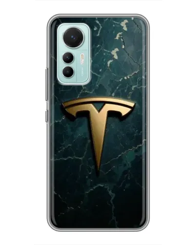Чехол для Xiaomi Mi 12 Lite с картинкой «Мраморная Tesla Gold» Чехол для Xiaomi Mi 12 Lite с картинкой «Мраморная Tesla Gold»
