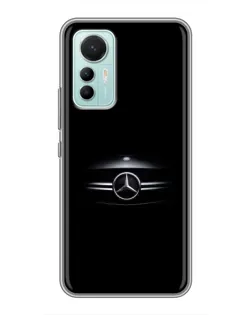 Чохол для Xiaomi Mi 12 Lite з картинкою «Mercedes — абстрактні лінії»