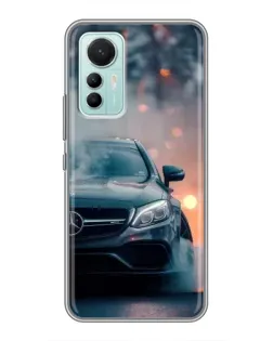 Чохол для Xiaomi Mi 12 Lite з картинкою «Mercedes — нічне місто»