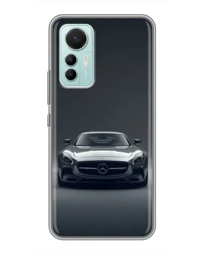 Чехол для Xiaomi Mi 12 Lite с картинкой «Mercedes на черном»