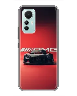 Чохол для Xiaomi Mi 12 Lite з картинкою «Mercedes AMG — червона лінія»