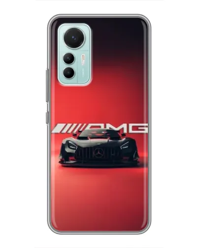 Чохол для Xiaomi Mi 12 Lite з картинкою «Mercedes AMG — червона лінія»