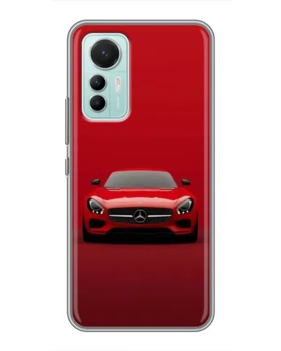 Чехол для Xiaomi Mi 12 Lite с картинкой «Красный Mercedes AMG»