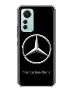 Чохол для Xiaomi Mi 12 Lite з картинкою «Mercedes Silver Logo»