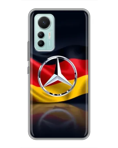 Чохол для Xiaomi Mi 12 Lite з картинкою «Mercedes — прапор Німеччини»