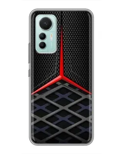 Чохол для Xiaomi Mi 12 Lite з картинкою «Mercedes Carbon Grid»