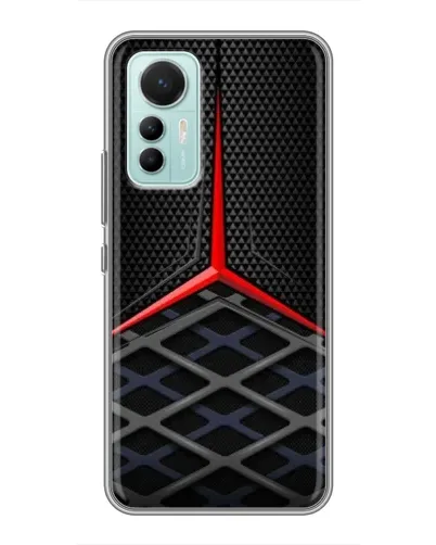 Чохол для Xiaomi Mi 12 Lite з картинкою «Mercedes Carbon Grid»