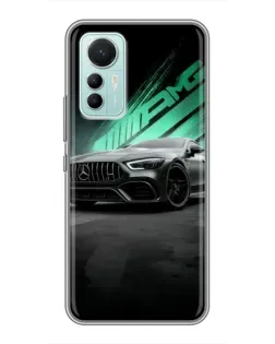 Чохол для Xiaomi Mi 12 Lite з картинкою «Темний Mercedes AMG»